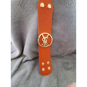 Women's Unbranded Orange & Gold snap Bracelet, fits up to 7.5